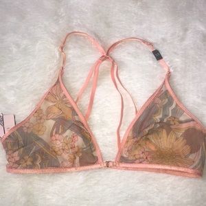 2 Victoria secret bralette bundle XS coral blue